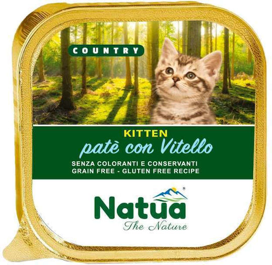 Natua Wet Cat Food with Calf 100gr