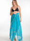Rima Beachwear Pareo Cotton Gold Print 2102-44