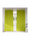 vidaXL Green Blackout Window Curtains Set with Tabs 140x245cm