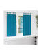 vidaXL Turquoise Blackout Window Curtains Set with Tab Top 140x175cm