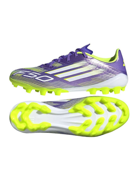 adidas F50 League Футболни Обувки с Бутони Лилав