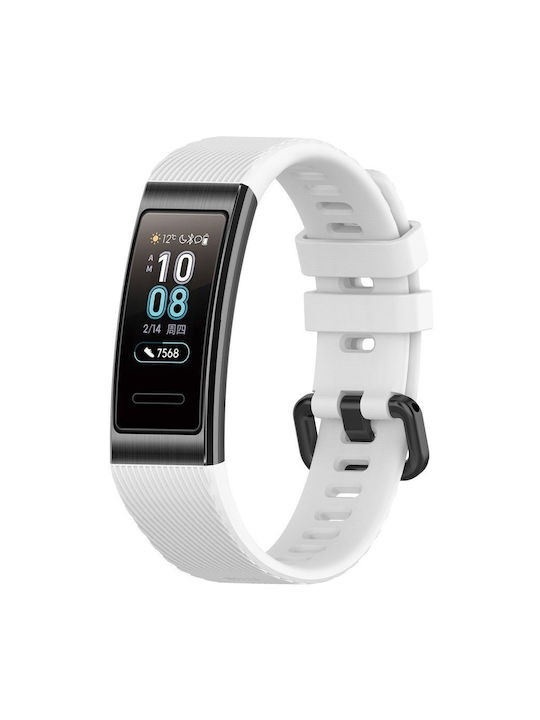 Curea din Silicon Huawei Band 3/4 Pro Alb