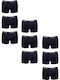 Herren Boxershorts Black 9Packung