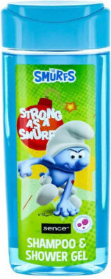 Disney Kids' Shampoo & Bubble Bath Disney Smurfs in Gel Form 210ml