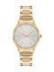 Lee Cooper Damen Uhr mit Gold Metallarmband
