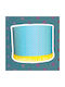 Oxygen Kids Single Ceiling Light E27 Yellow 30x20cm