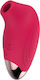 Small Vibrator Suction Function 10 Modes Waterproof Red