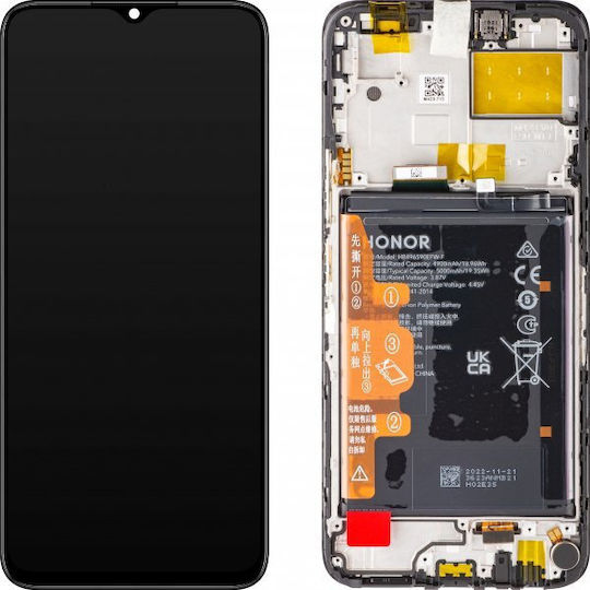Honor Screen with Touch Mechanism for X8 5G (Black)