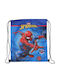 Spiderman Детска чанта Мешка Син 40брx35брсм.