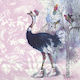 Decoupage Napkin Cool Ostrich 1 Piece