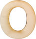 Wooden Letter O 4cm