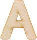 Wooden Letter A 4cm