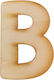 Wooden Letter B 4cm