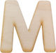 Wooden Letter M 4cm