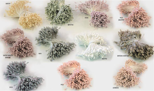 Gray Pollen Stamens 6cm 350 Pieces