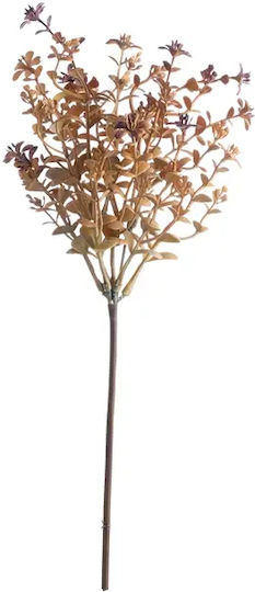 Kunststoff Zweigstelle mit Blättchen Braune Rosa 37cm