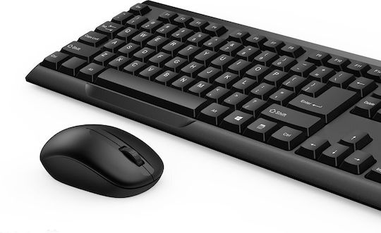 Forev Wireless Keyboard & Mouse Set English US Gray
