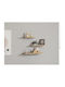 Raft Perete Stejar safir 30x14x2cm