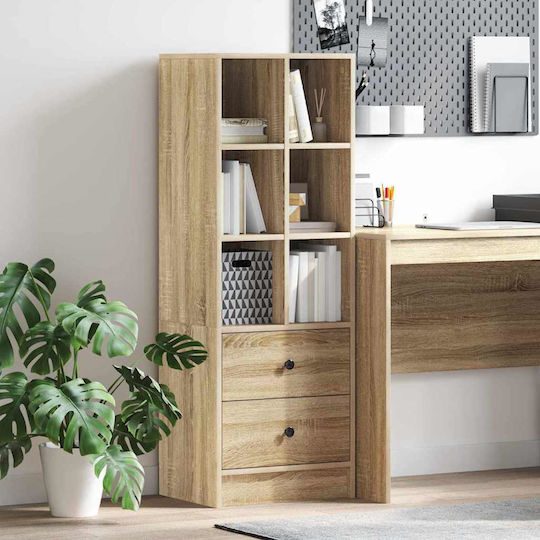 Wohnzimmerschrank Sonoma-Eiche 45,5x34x127cm Wohnzimmerschrank Sonoma-Eiche 45,5x34x127cm