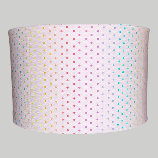Φωτιστικό Οροφής Neon Pink Octagon Διαστάσεις 30*20 Ε27
