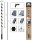 Alpen Drills Burghiu cu Tija Hexagonală pentru Lemn 28x620mm