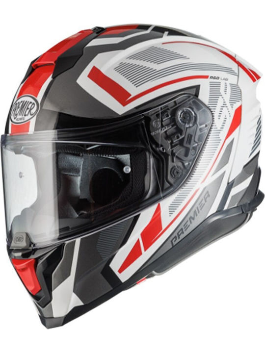 Premier Hyper KR8 Motorradhelm Volles Gesicht E...