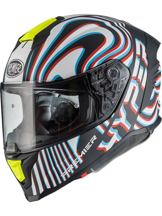 Premier Hyper PSY8BM Motorcycle Helmet Full Fac...