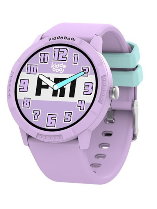 Kiddoboo Kids Digital Watch O’Clock with Rubber/Plastic Strap Lilac