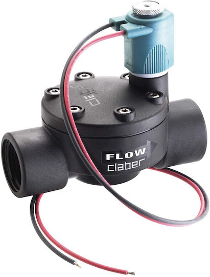 Claber Electric Sprinkler Valve 9V Size 1 Inch with Female Thread (M/F) 90812
