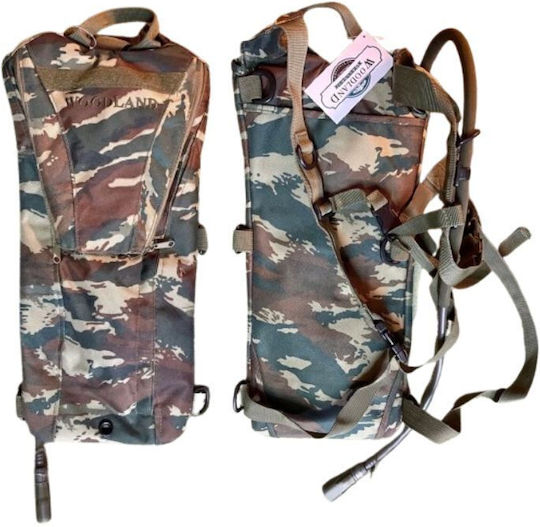 Woodland Military Hydration Pack Black 2.5lt