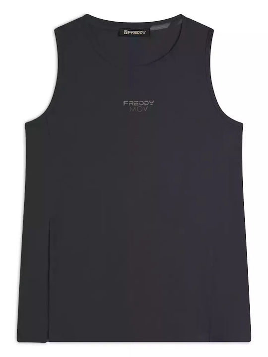 Freddy Damen Bluse Ärmellos Black