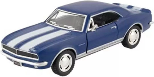 Goki Camaro Z 1967 Toy Car Blue Scale 1:37 Pull Back
