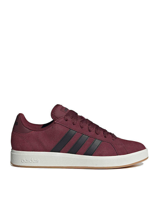 Grand Court Base 00s Sneakers Burgundy