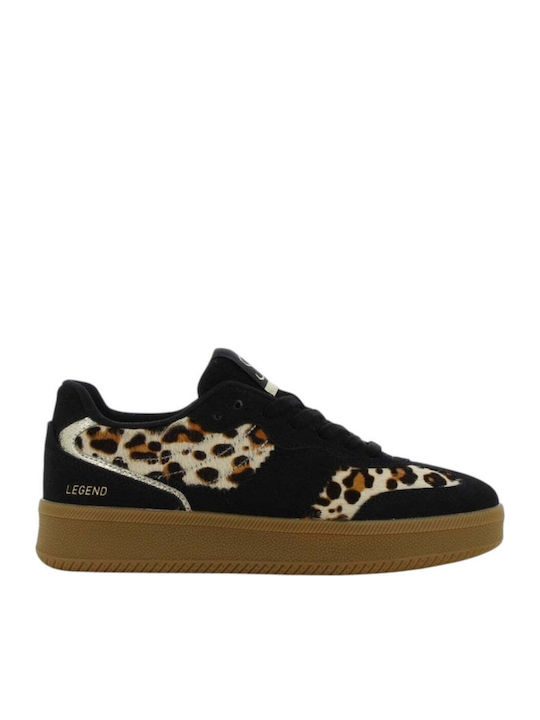 Damen Anatomisch Sneakers Black / Beige