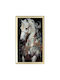 Wall Painting 30x50 with Embossed Strass Frame Keskor 23050-37