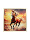 Wall Painting 60x60 with Frame Embossed Strass Keskor 26060-1