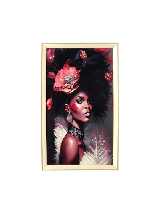 Wall Painting 30x50 with Embossed Strass Frame ...