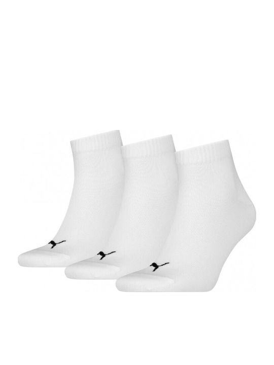 PUMA Παιδικές Κάλτσες White 3 Ζευγάρια