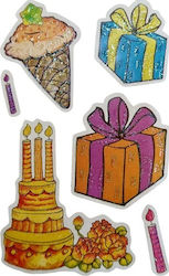 Lucky Stickers Gift Boxes & Candles Various Designs 2pcs