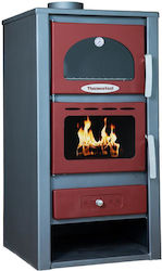 Thermosteel X60 Χαλύβδινη Ξυλόσομπα με Φούρνο 13.5kW