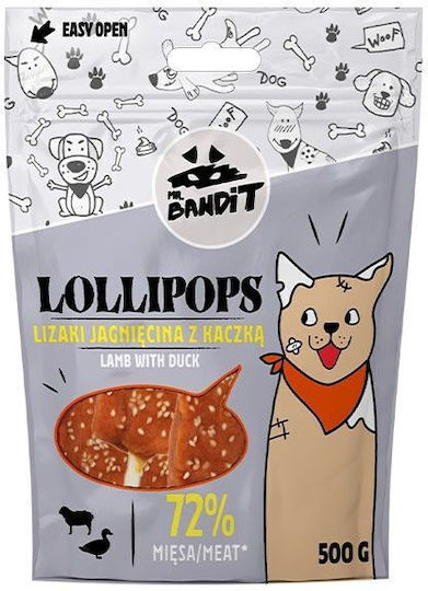 Mr. Bandit Лакомство за Кучета с Агнешко, Патица, Говеждо месо и Картофи 500gr