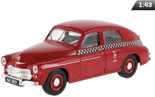 Model 1:43 Prl Warszawa M20 Taxi Cherry Red