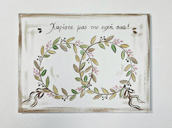 Romantisches Hochzeitswunschbuch Handgemalt