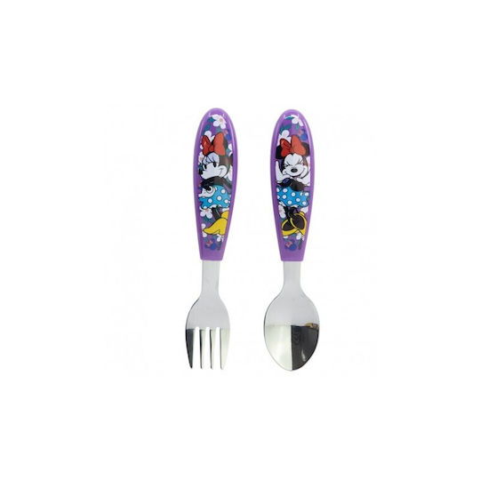 Stor Baby Set with Fork made of Metal 2pcs