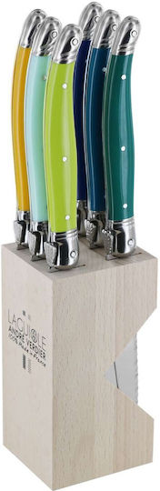 Andre Verdier Set Cuțite cu Suport din Oțel Inoxidabil 12cm 6buc