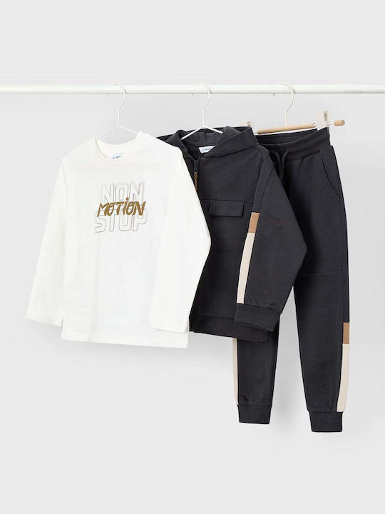 Kids Sweatpants Set Anthracite Grey 3pcs Non Stop