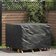 vidaXL Waterproof Armchair Cover Black 135x135x...