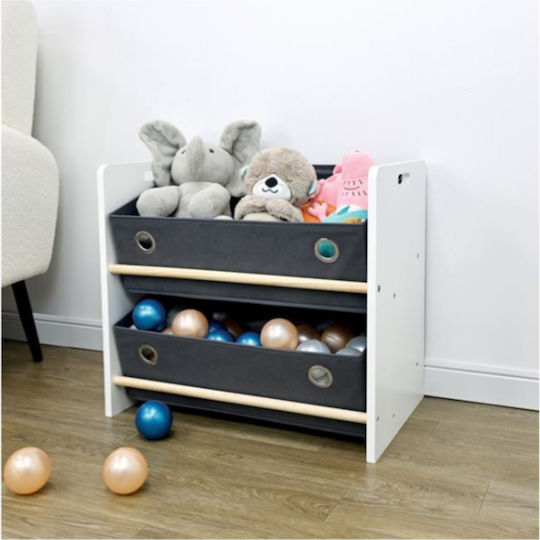 Toy Storage System made of Wood 55x35x50cm 1pcs