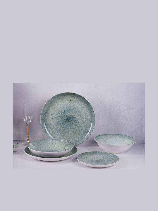 Cryspo Trio Albastru Ceramică Set de Vase 20buc
