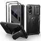 Dexnor Husa Rezistentă Samsung Galaxy S25 Edge Protecție Cameră Suport Negru
